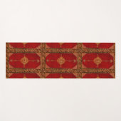 ペルシャ絨毯の一見パターン ヨガマット (正面(横))