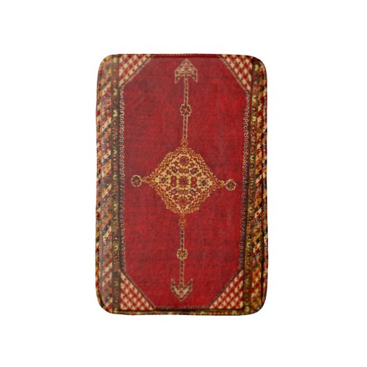 ペルシャ絨毯の一見 バスマット (正面縦)