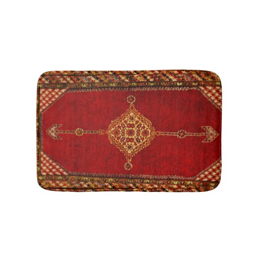 ペルシャ絨毯の一見 バスマット (正面)