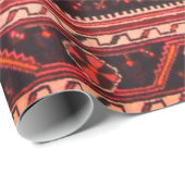 ペルシャ絨毯アンティークアクセントヴィンテージトルコレトロ ラッピングペーパー (ロールコーナー)