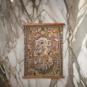 ペルシャ絨毯テヘラン 吊り下げ型タペストリー