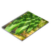 ペルシャ絹の木の葉写真手帳 ノートブック (左側)