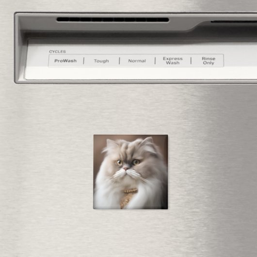 ペルシャ美しい猫 マグネット (インサイチュ (食洗機))