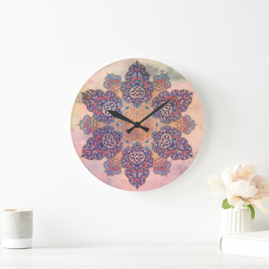 ペルシャ美術 ラージ壁時計 (ホーム)