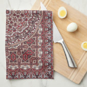 ペルシャ色のカーペット キッチンタオル (四つ折り)