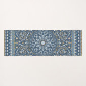 ペルシャ色のカーペット ヨガマット (裏面(横))