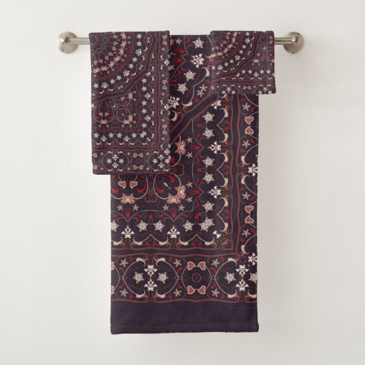 ペルシャ色の絨毯 バスタオルセット (インサイチュ)