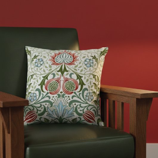 ペルシャ花のモチーフJohn Dearle クッション