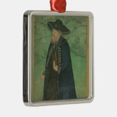 ペルシャ語で記されるイエズス会士の司祭: 「Jahangir S メタルオーナメント (右)