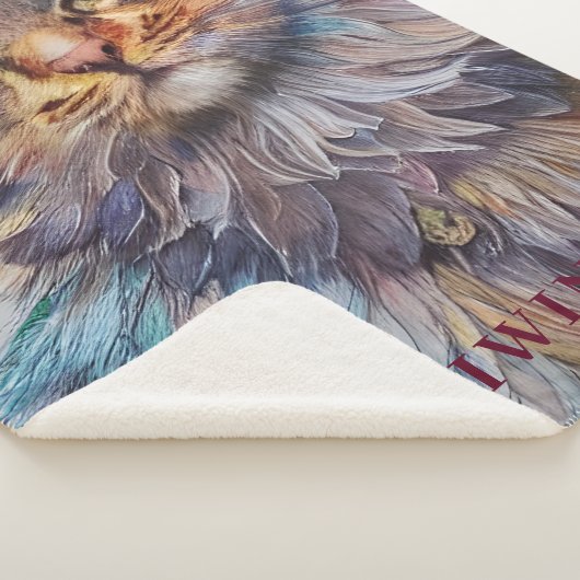 ペルシャ語の名前と写真を自由に選べる可愛い猫 シェルパブランケット (3/4)