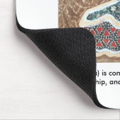 ペルシャ語の王のmousepad版1 マウスパッド (コーナー)