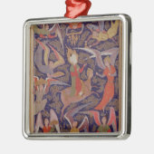 ペルシャ語予言者モハメッドの上昇 メタルオーナメント (左)