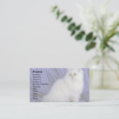 ペルシャ語、チンチラ 名刺 (スタンド正面)