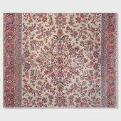 ペルシャ赤ピンクライトブルーパープル ラッピングペーパー (フラット)