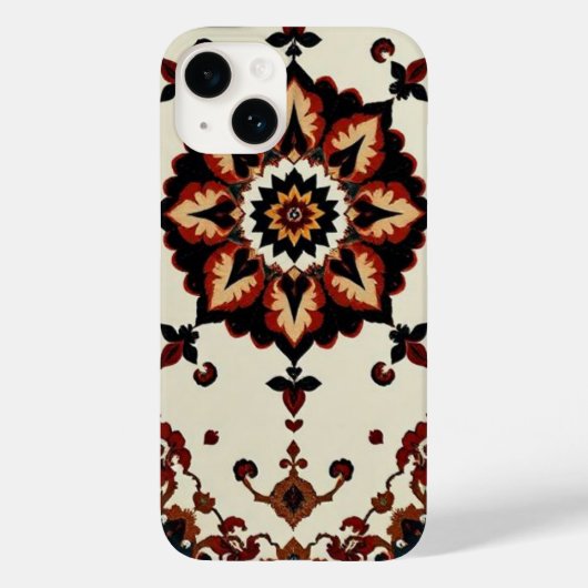 ペルシャ/アジアンエスニックデザインiPhoneケース Case-Mate iPhoneケース (裏面)