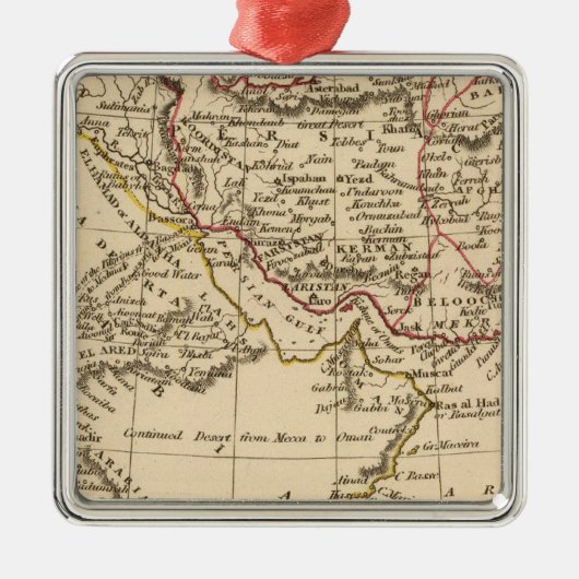 ペルシャ、アラビア メタルオーナメント (正面)