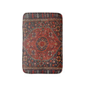 ペルシャ·ジョシャン·レッド·ラスティ·ブルー  バスマット (正面縦)