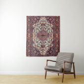 ペルシャ·ブルー·クレーム  タペストリー (インサイチュ)