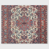 ペルシャ·ブルー·クレーム  ラッピングペーパー (フラット)