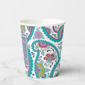 ペルシャ・ボテペイズリー第60回誕生日パーティー紙C  紙コップ (左)