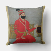 ペルシャ(1688-1747年の天底Shah Afsharのポートレート クッション (裏面)