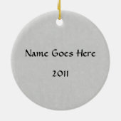 ペルシュロンの馬 セラミックオーナメント (裏面)