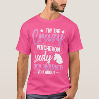 ペルシュロン乗馬デザイン Tシャツ