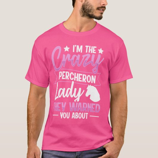 ペルシュロン乗馬デザイン Tシャツ (正面)