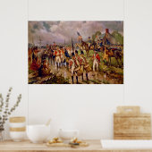 ペルシー・モランによるサラトガでのブルゴインの降伏 ポスター (キッチン)