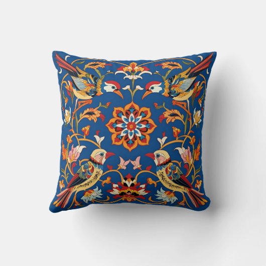 ペルシ伝統的アデザイン角枕 クッション (裏面)