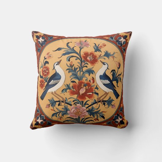 ペルシ伝統的アデザイン角枕 クッション (裏面)