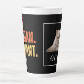 ペルシ最高のアの召使いカスタムがペルシャ猫の写真 カフェラテマグ (正面)