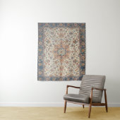 ペルシ素晴らしアタブリズ青さびオレンジ  タペストリー (インサイチュ)