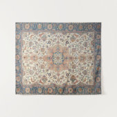 ペルシ素晴らしアタブリズ青さびオレンジ  タペストリー (正面(横))