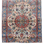 ペルシ素晴らしャ赤ん坊の赤い黄褐色  シャワーカーテン (正面)