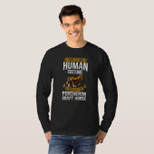ペルシ荷車を引くロン乗馬鞍 Tシャツ (正面フル)