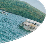 ペルストのターコイズウォーター – モンテネグロ カッティングボード (角)