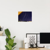 ペルセイド流星シャワースター跡 ポスター (ホームオフィス)