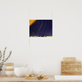 ペルセイド流星シャワースター跡 ポスター (キッチン)