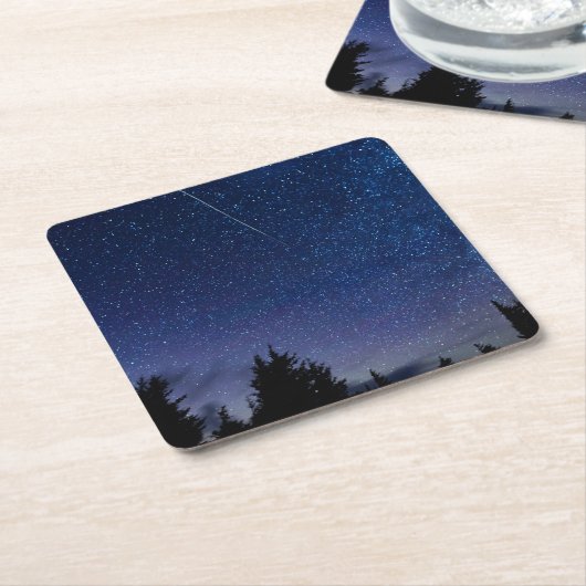 ペルセイド流星シャワー スクエアペーパーコースター (アングル)