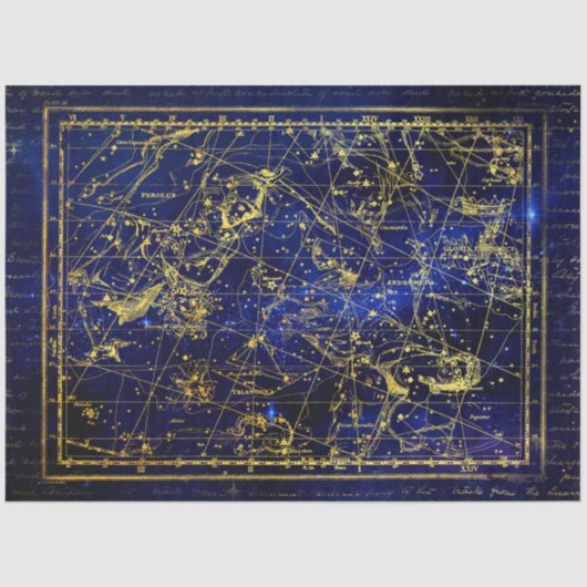 ペルセウス座とアンドロメダ座ティッシュペーパー 薄葉紙 (正面)