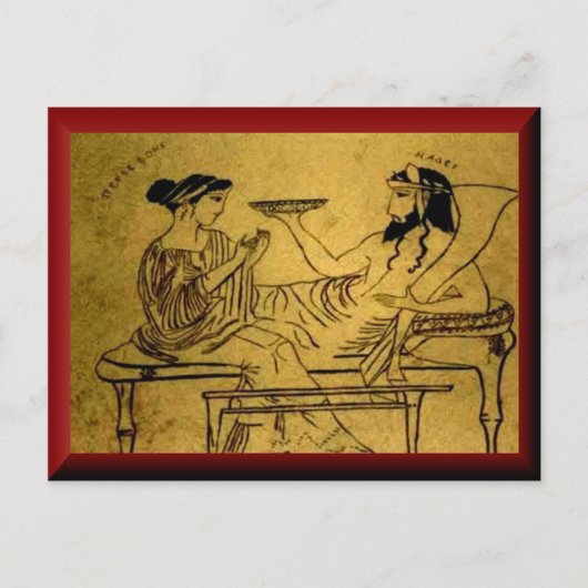 ペルセフォンとハデス ポストカード (正面)