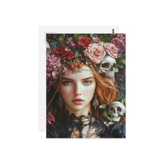 ペルセフォンバラとスカル ポストカード (正面/裏面インサイチュ)