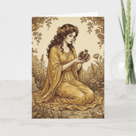ペルセポネ ギリシャ神話の女神 グリーティングカード