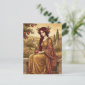 ペルセポネ ギリシャ神話 アート ポストカード (スタンド正面)