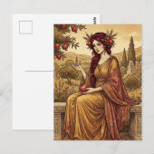 ペルセポネ ギリシャ神話 アート ポストカード (正面/裏面)