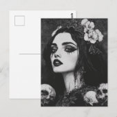 ペルセポネ 黒白 ポストカード (正面/裏面)