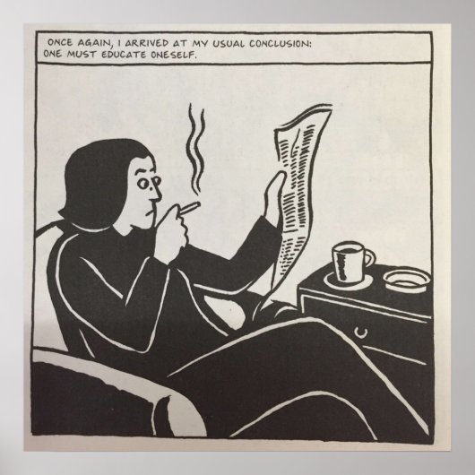 ペルセポリスが自らを教育する ポスター (正面)