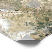 ペルセポリスの衛星ビュー ポスター (角)