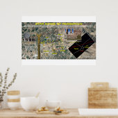 ペルセポリスプレアデス模様1 ポスター (キッチン)